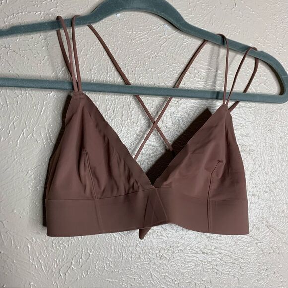 Out from under urban adelina strappy triangle bralette chocolate UO - Picture 3 of 6